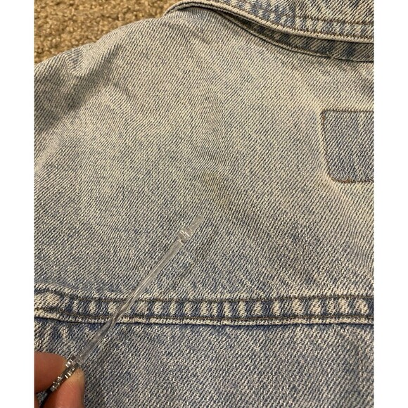 Vintage Delta Burke Delta Blues Denim Jacket L Made In USA Workwear Jacket - Picture 9 of 10